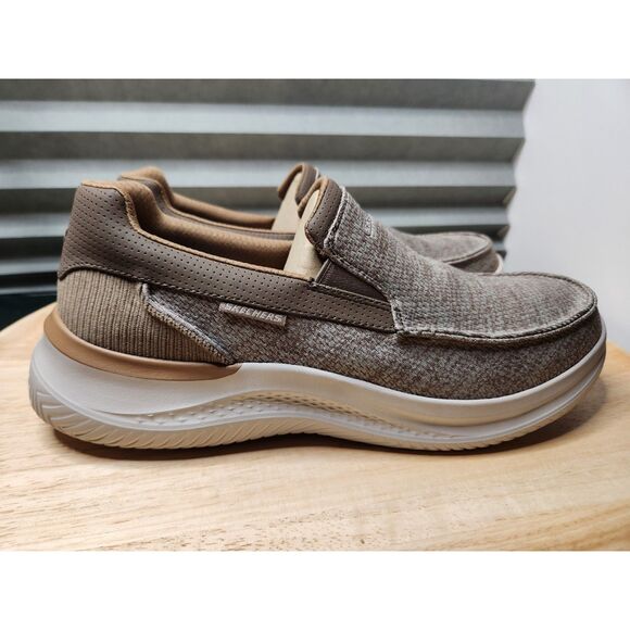 Skechers Hasting Marco Men’s Shoes Size 12 | Khaki | Memory Foam - Picture 3 of 10